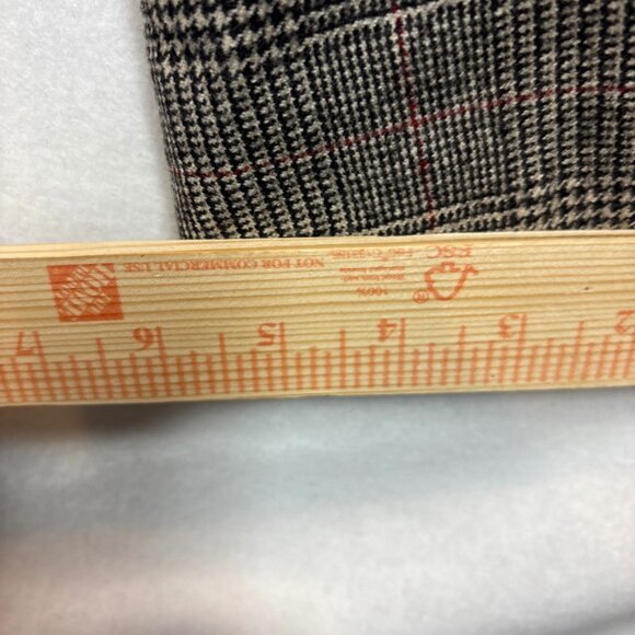 Brooks Brother Madision 1818 Mens Brown & Black  Plaid Blazer Suit Jacket 40R - Picture 15 of 16